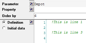 Line numbers displayed in multiline attributes